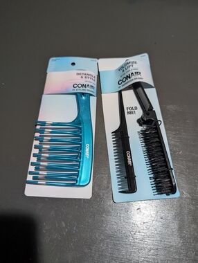 Conair 2 CT comb and brush Set